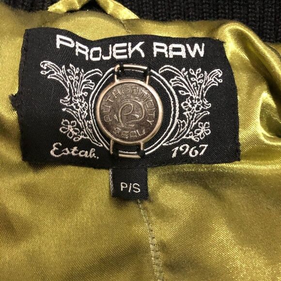 Projek Raw Black Wool Jacket Size Small - Picture 11 of 12